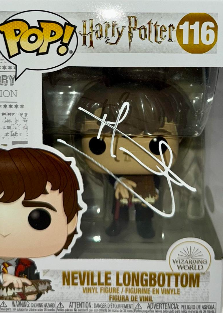 Matthew Lewis Signed Funko Pop #116 "Neville Longbottom" (Harry Potter) - Beckett COA #02
